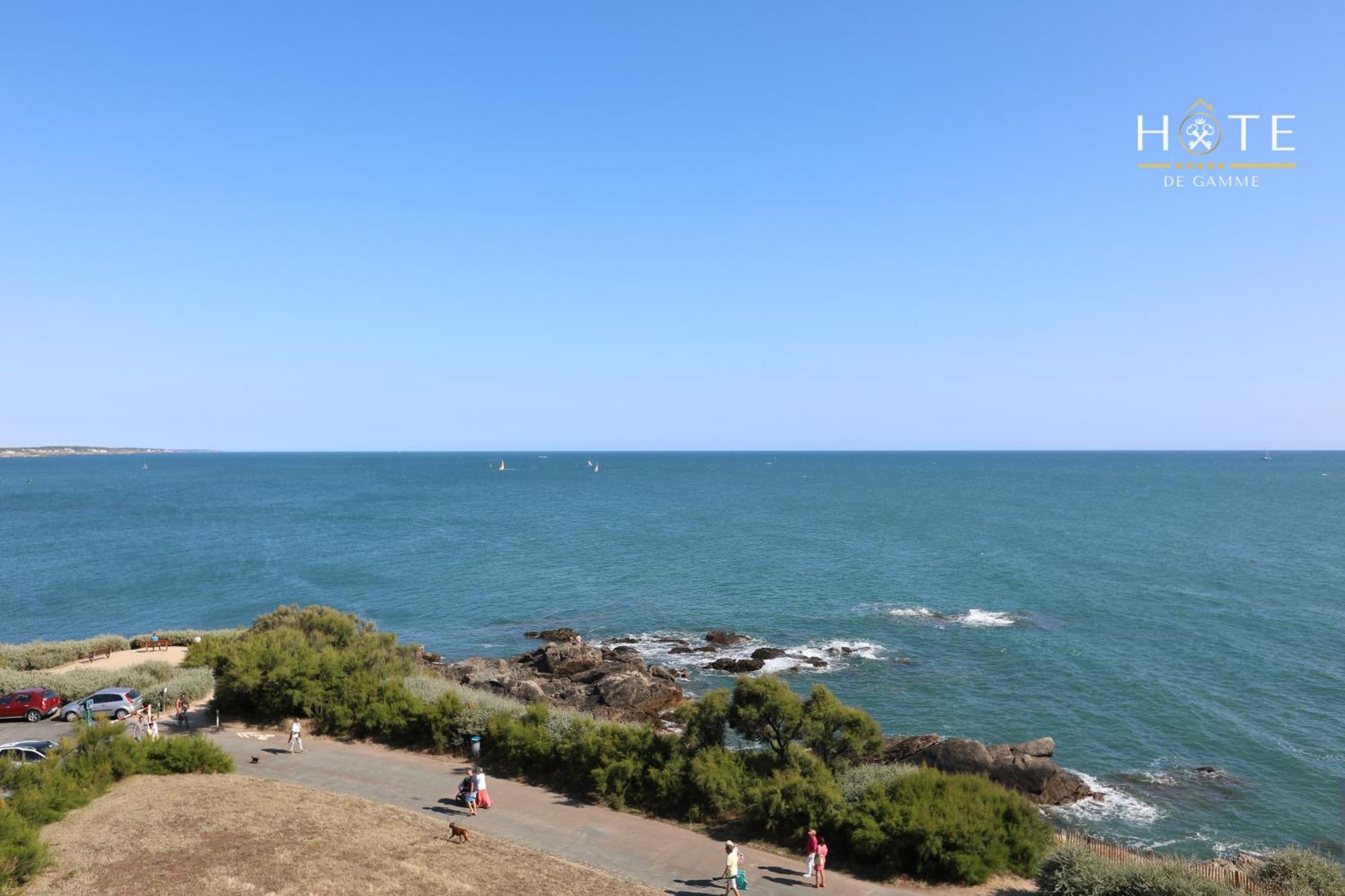 Appartement De Caractere, Superbe Vue Mer 280° La Chaume المظهر الخارجي الصورة